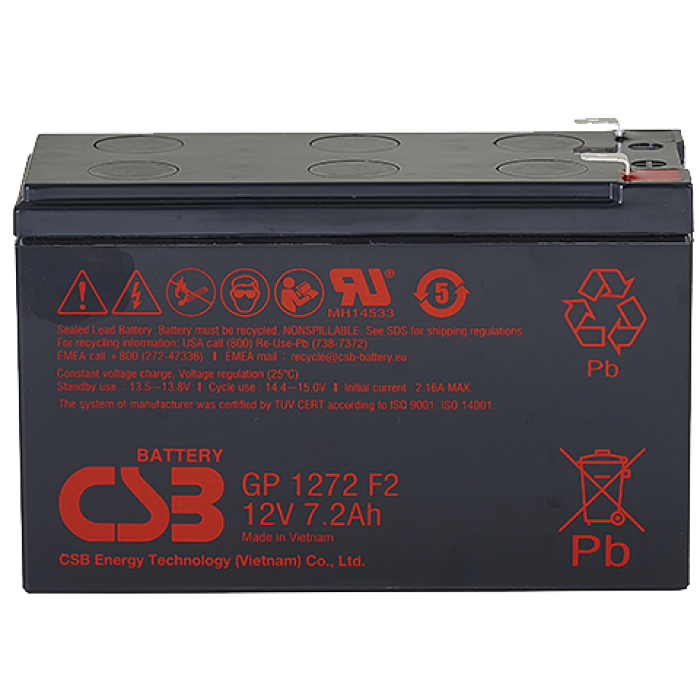 CSB GP 1272, аккумулятор герметичный свинцово-кислотный
