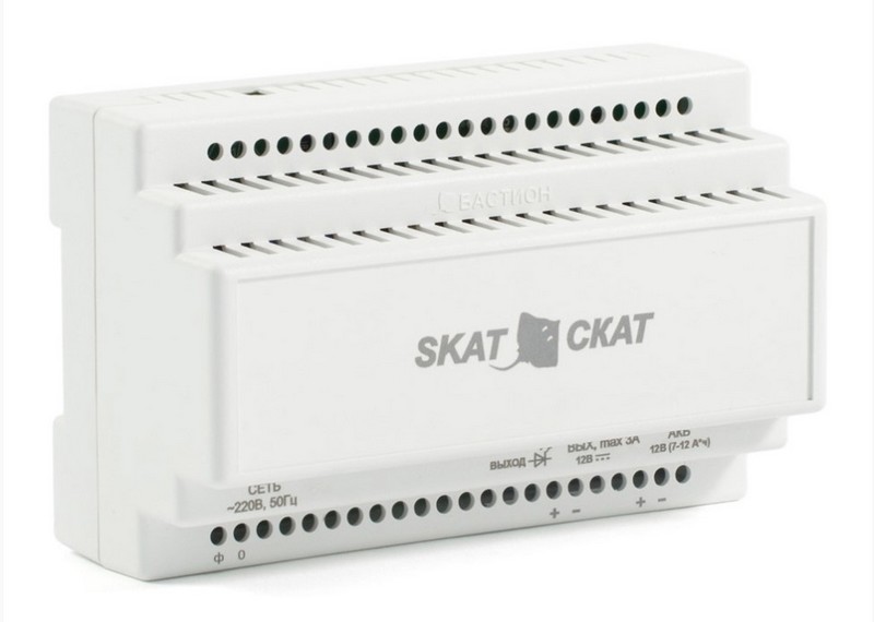 SKAT-12-3,0-DIN (580), источник вторичного электропитания резервированный
