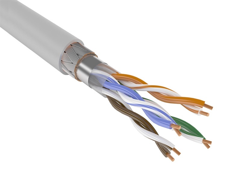 SF/UTP 4PR 24AWG, CAT5e, OUTDOOR, 305м. REXANT (01-0344), кабель «витая пара» (LAN) для структурированных систем связи