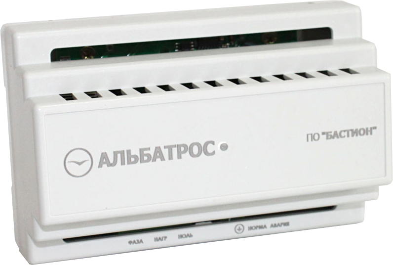 Альбатрос-1500 DIN (218), блок защиты от высоковольтных импульсов и длительных перенапряжений