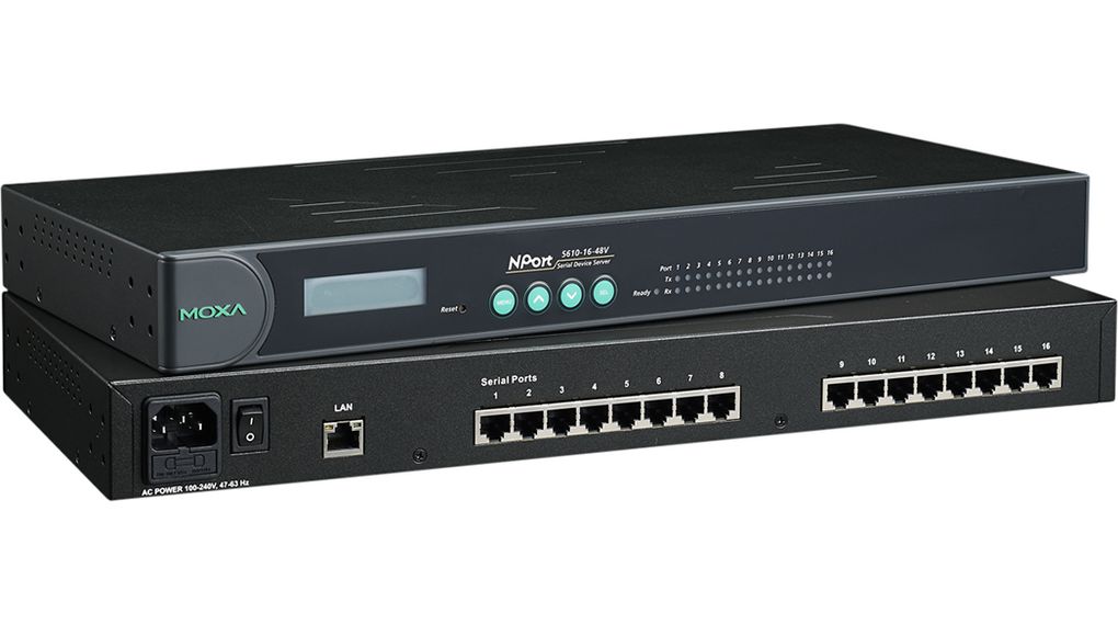 NPort 5650-16, 16-портовый преобразователь