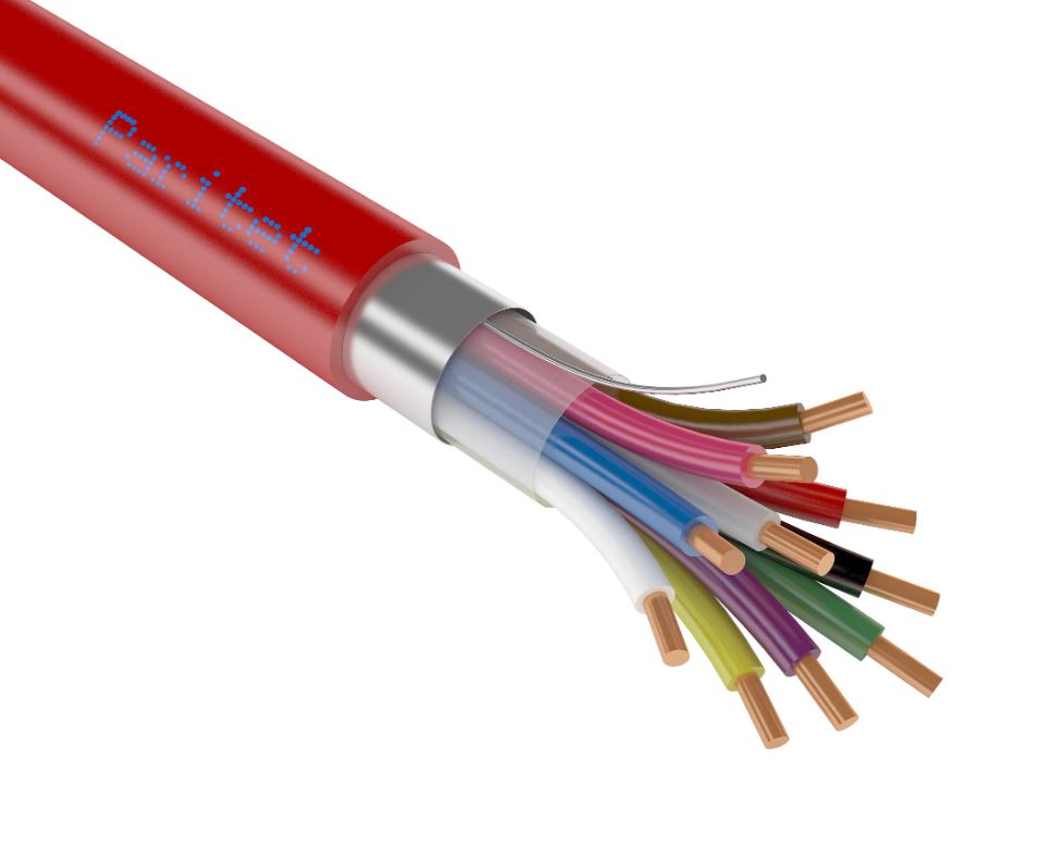 КСВЭВнг(А)-LS 8х0,5 (Паритет) (100909), кабель не распространяющий горение при групповой прокладке, с пониженным дымо- и газовыделением