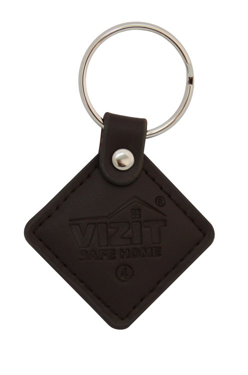 VIZIT-RF2.2 (Brown), брелок proximity кожаный