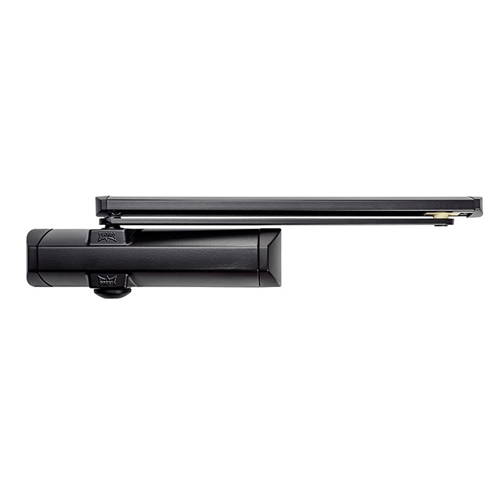 TS90 Impulse (коричневый), доводчик для дверей весом до 80 кг, двухскоростной