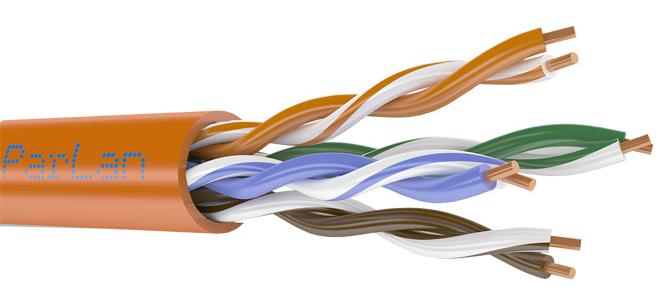 ParLan U/UTP Cat5e ZH нг(А)-HF 4х2х0,52 (110813), кабель «витая пара» (LAN) для структурированных систем связи