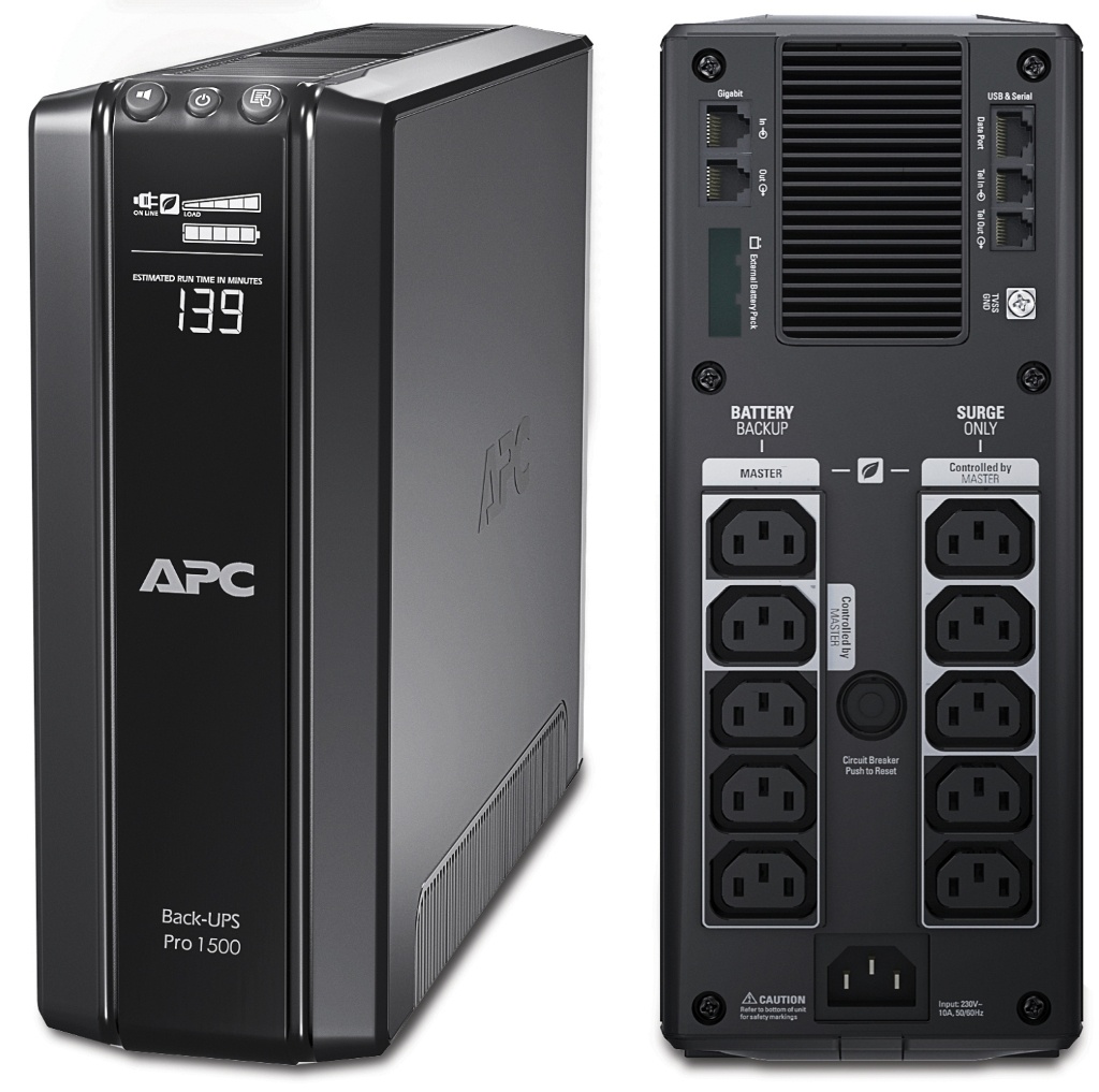 BR1500GI APC Back-UPS Pro 1500 ВА, источник бесперебойного питания