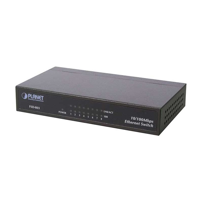 FSD-803, коммутатор 8-портовый