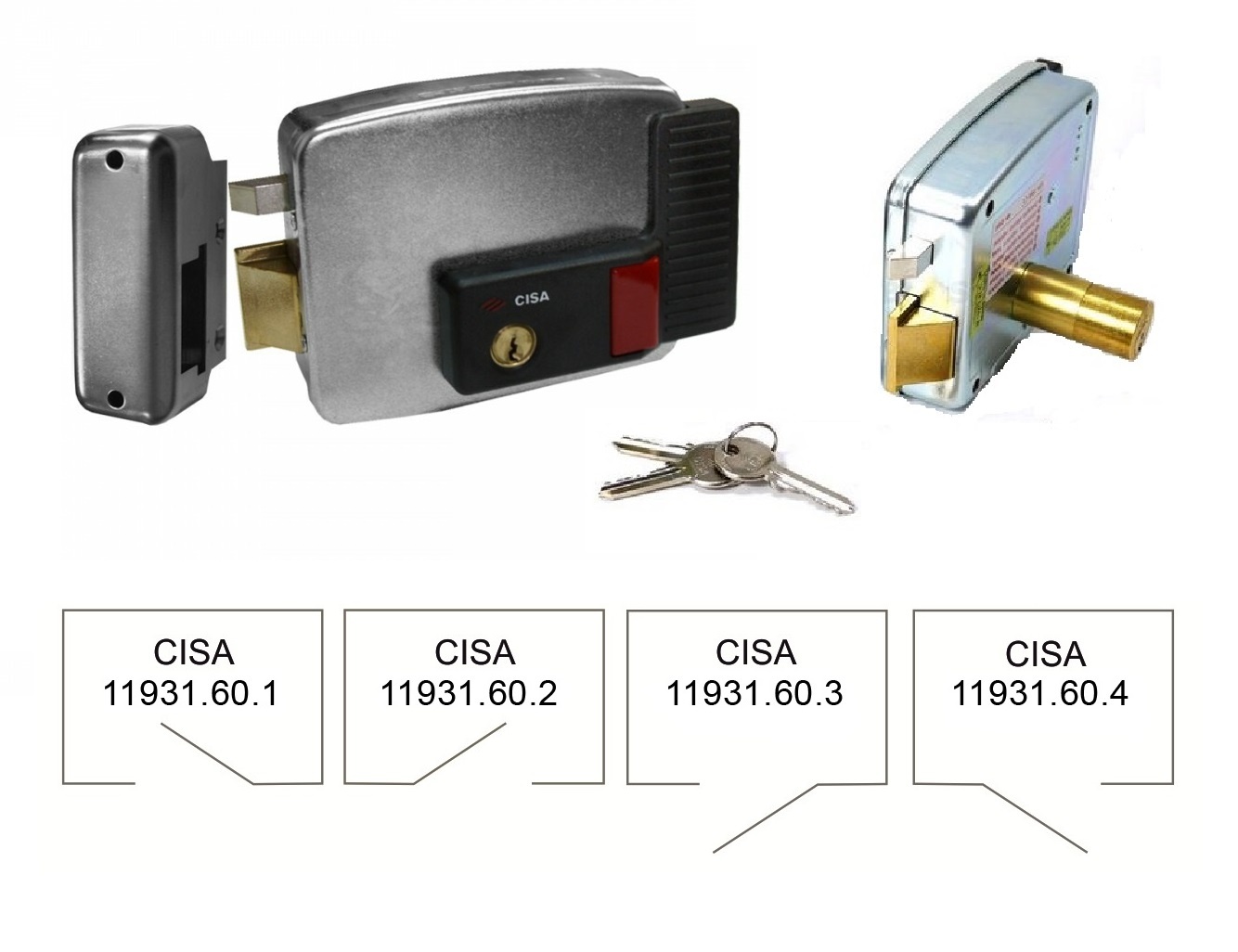 11.931.60.4, замок электромеханический CISA