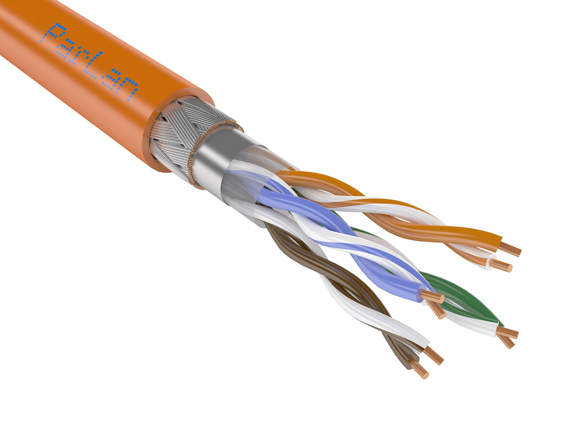 ParLan SF/UTP Cat5e ZH нг(А)-HF 4х2х0,52 (100943), кабель «витая пара» (LAN) для структурированных систем связи