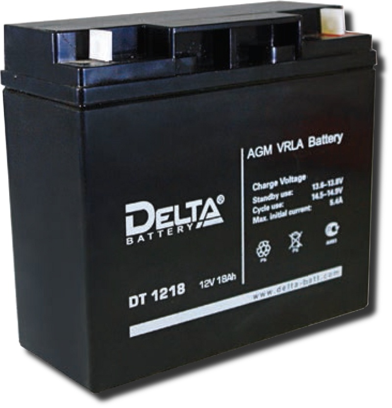 Delta DT 1218, аккумулятор герметичный свинцово-кислотный