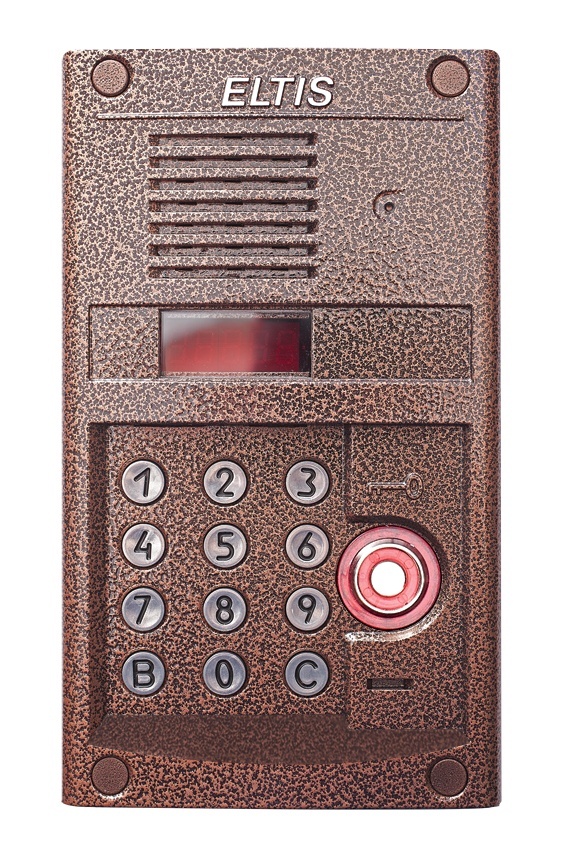 DP400-TDC22 (медь), блок вызова домофона