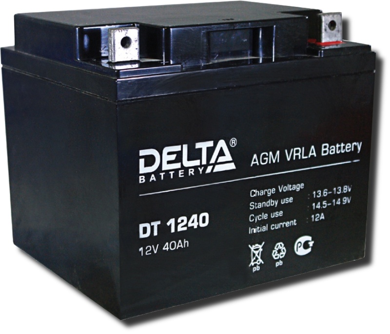 Delta DT 1240, аккумулятор герметичный свинцово-кислотный