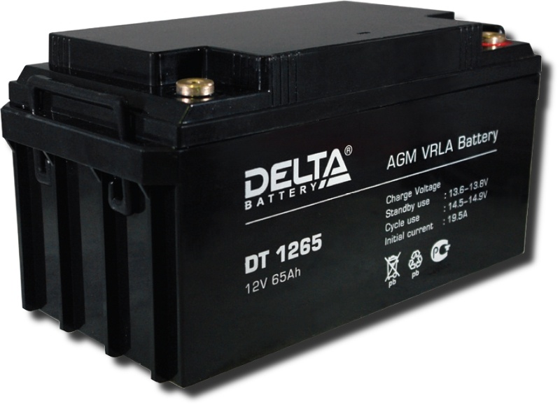 Delta DT 1265, аккумулятор герметичный свинцово-кислотный