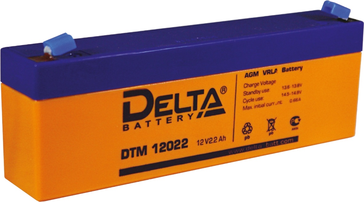 Delta DTM 12022, аккумулятор герметичный свинцово-кислотный
