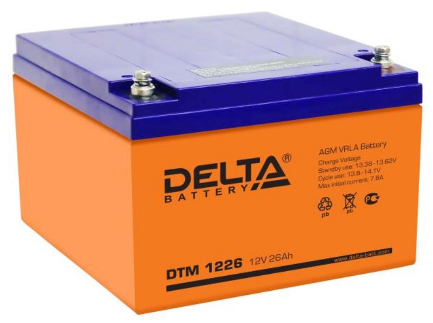 Delta DTM 1226, аккумулятор герметичный свинцово-кислотный