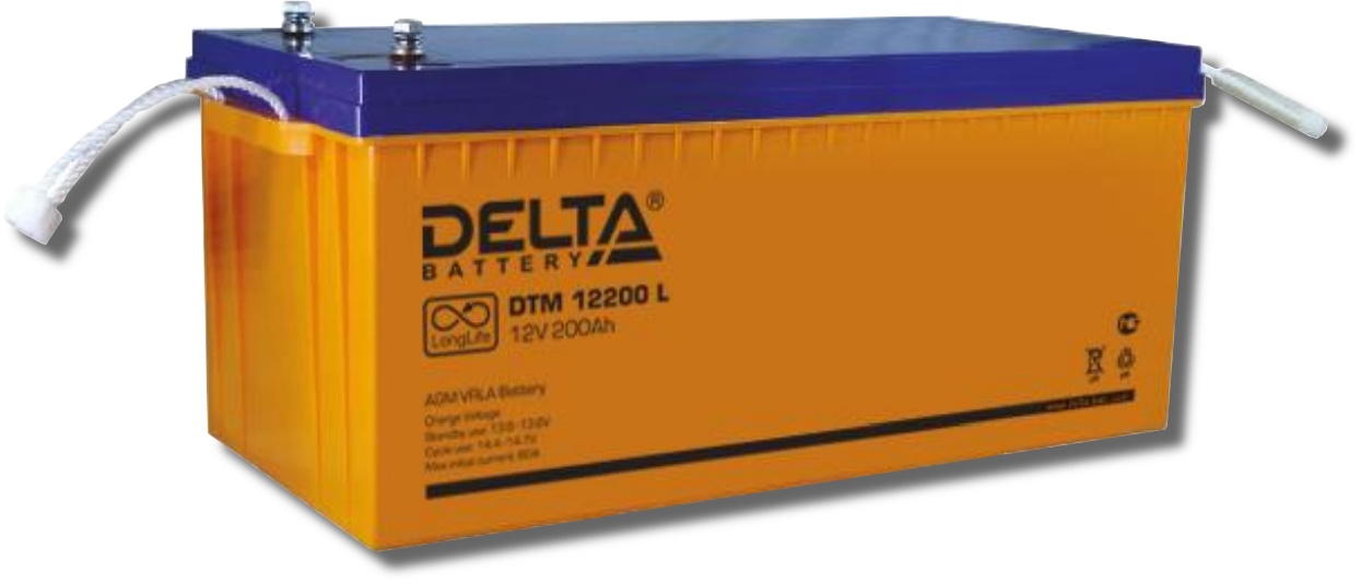Delta DTM 12200 L, аккумулятор герметичный свинцово-кислотный