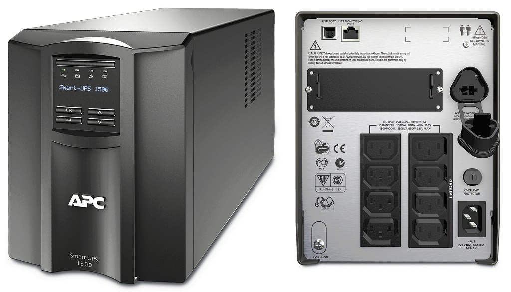 SMT1500I APC Smart-UPS 1500 ВА, источник бесперебойного питания