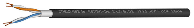 КВПВП-5е 4х2х0,52 (Спецкабель), кабель «витая пара» (LAN) для структурированных систем связи