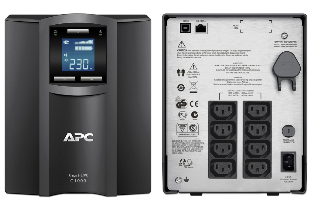 SMC1000I APC Smart-UPS C 1000 ВА, источник бесперебойного питания