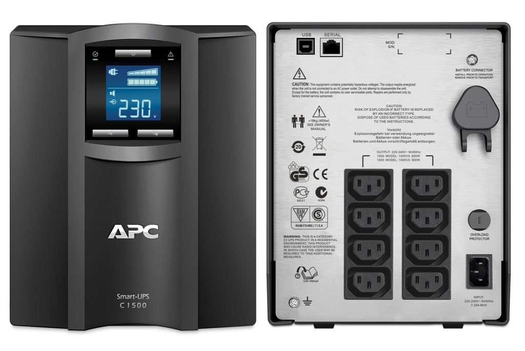 SMC1500I APC Smart-UPS C 1500 ВА, источник бесперебойного питания