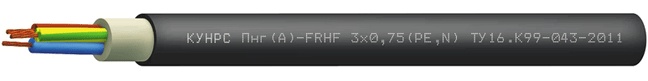 КунРс Пнг(А)-FRHF 2х1,0, кабели для электроустановок огнестойкие, групповой прокладки для систем противопожарной защиты