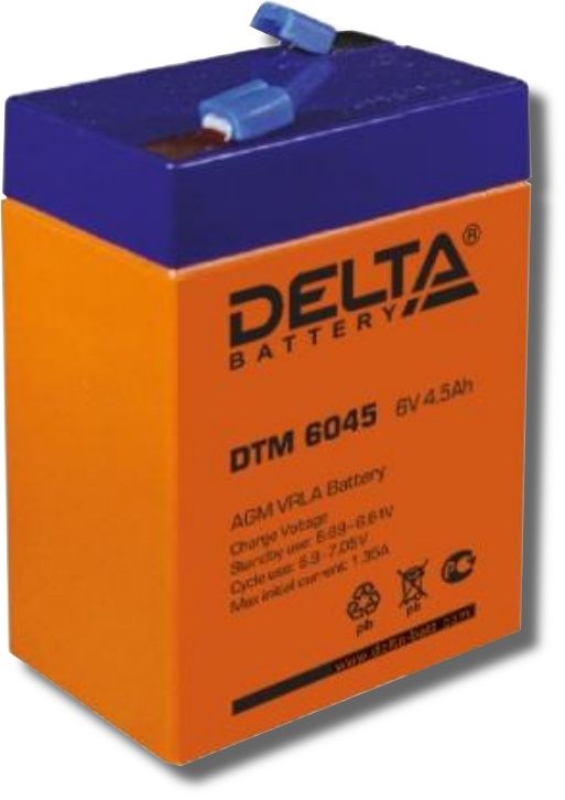 Delta DTM 6045, аккумулятор герметичный свинцово-кислотный