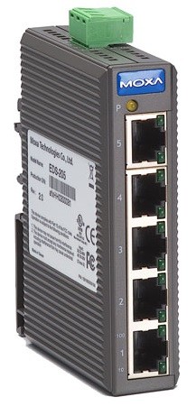 EDS-205, неуправляемый коммутатор на DIN-рейку