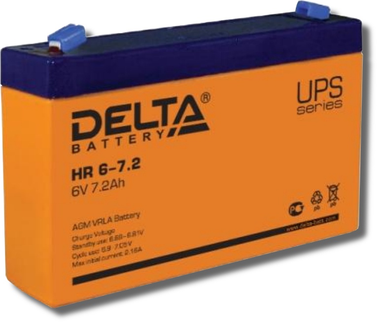 Delta HR 6-7.2, аккумулятор герметичный свинцово-кислотный