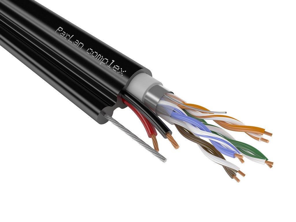 ParLan complex F/UTP4 Cat5e + 2х0,75 PVC/PEtr (100852), кабель «витая пара» (LAN) для структурированных систем связи