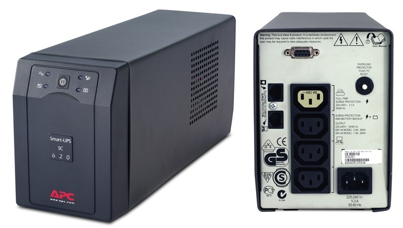 SC620I APC Smart-UPS SC 620 ВА, источник бесперебойного питания
