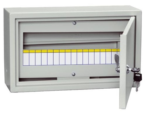 Корпус металлический навесной TITAN 3 ЩРн-18 265х440х120 IP31 (MKM14-N-18-31-Z)