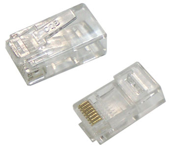 RJ-45 джек (8P8C) (100 шт), Разъем