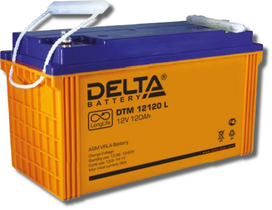 Delta DTM 12120 L, аккумулятор герметичный свинцово-кислотный