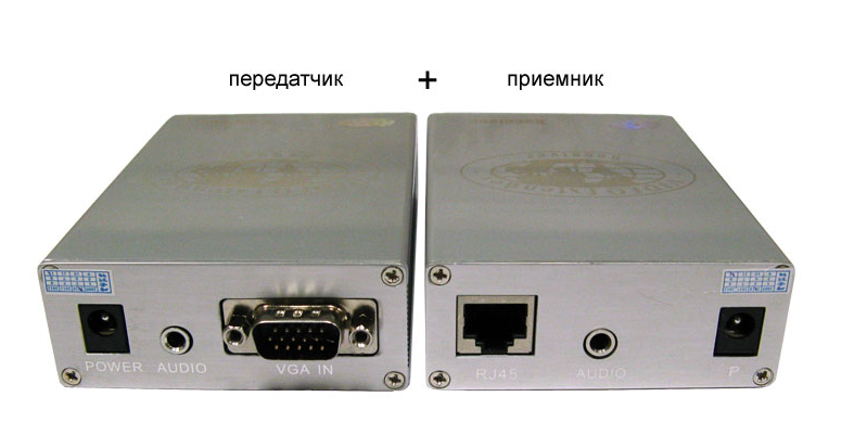 TA-V/2+RA-V/2, комплект (передатчик+приёмник) VGA и аудиосигнала