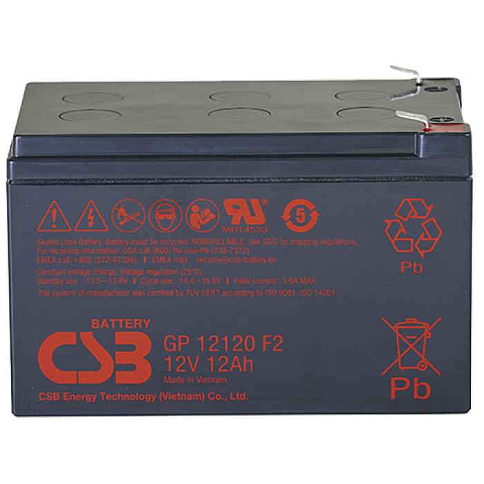 CSB GP 12120, аккумулятор герметичный свинцово-кислотный