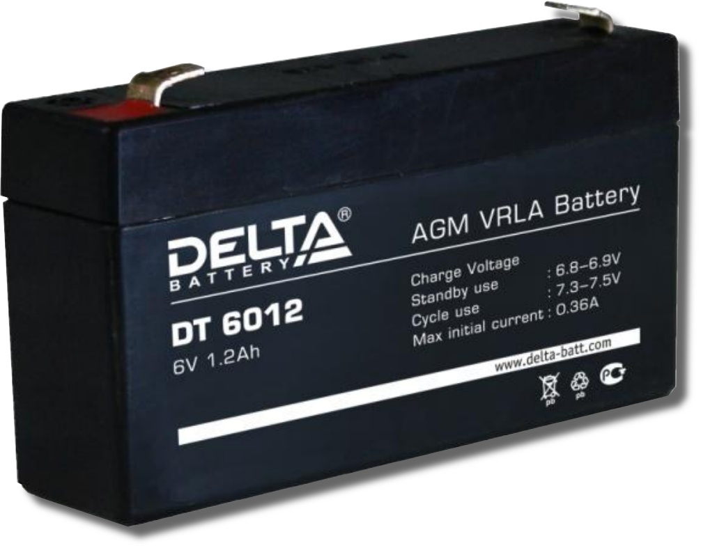 Delta DT 6012, аккумулятор герметичный свинцово-кислотный