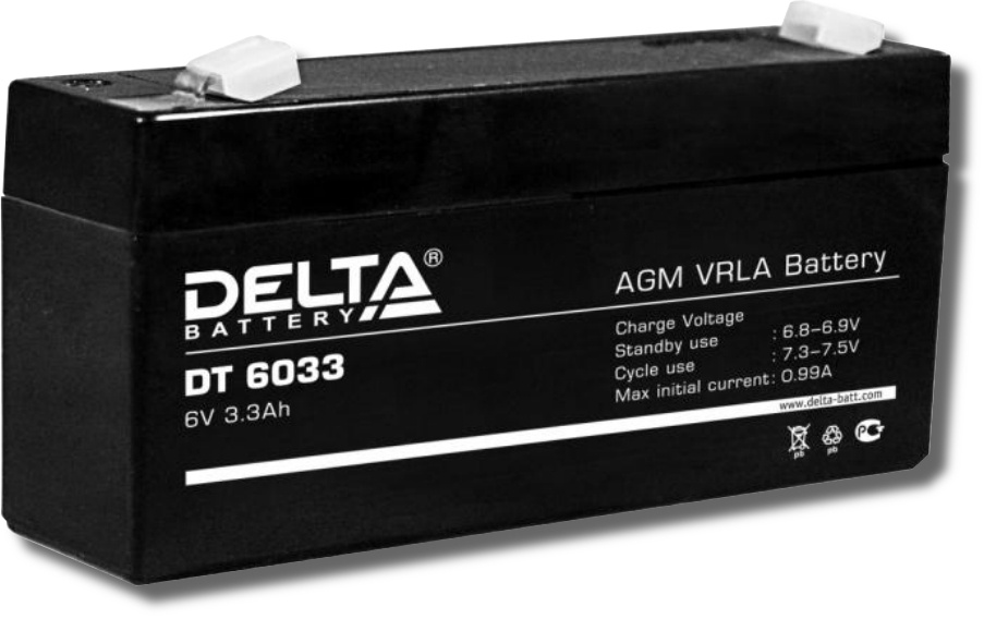 Delta DT 6033, аккумулятор герметичный свинцово-кислотный