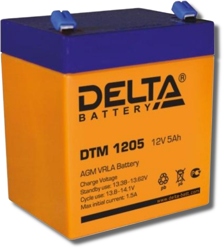 Delta DTM 1205, аккумулятор герметичный свинцово-кислотный