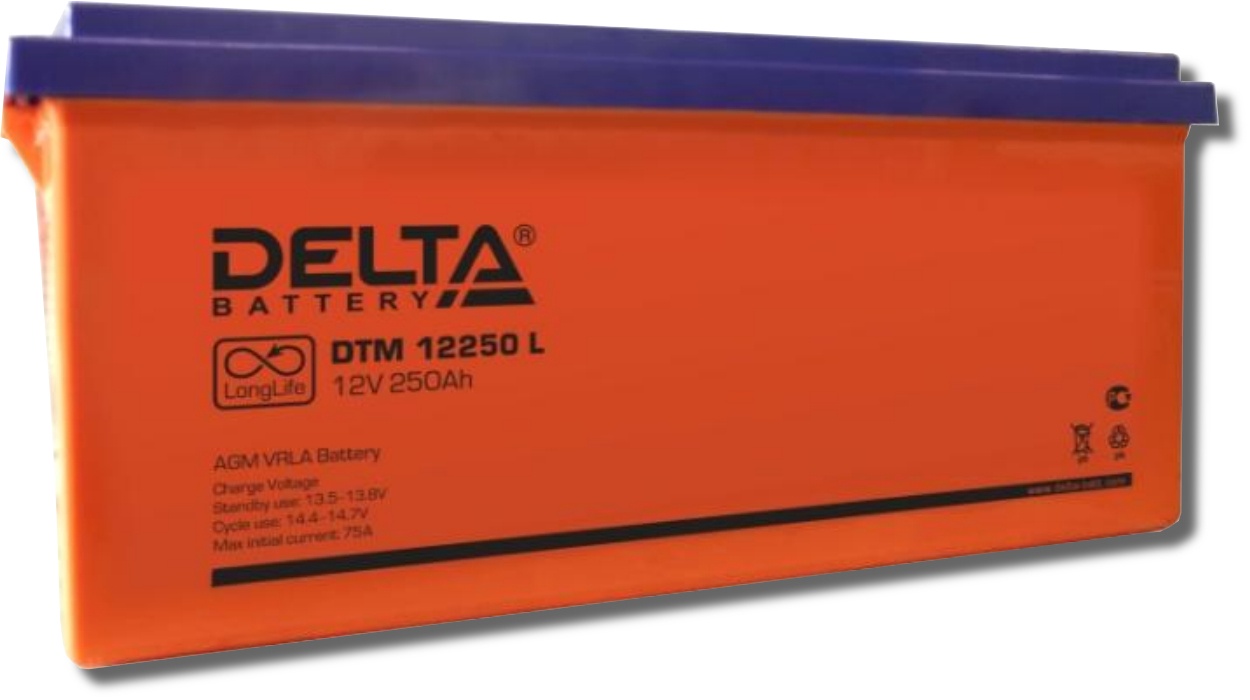 Delta DTM 12250 L, аккумулятор герметичный свинцово-кислотный
