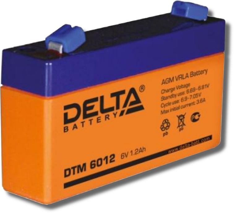 Delta DTM 6012, аккумулятор герметичный свинцово-кислотный