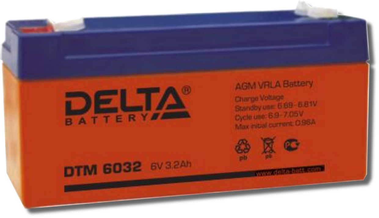 Delta DTM 6032, аккумулятор герметичный свинцово-кислотный