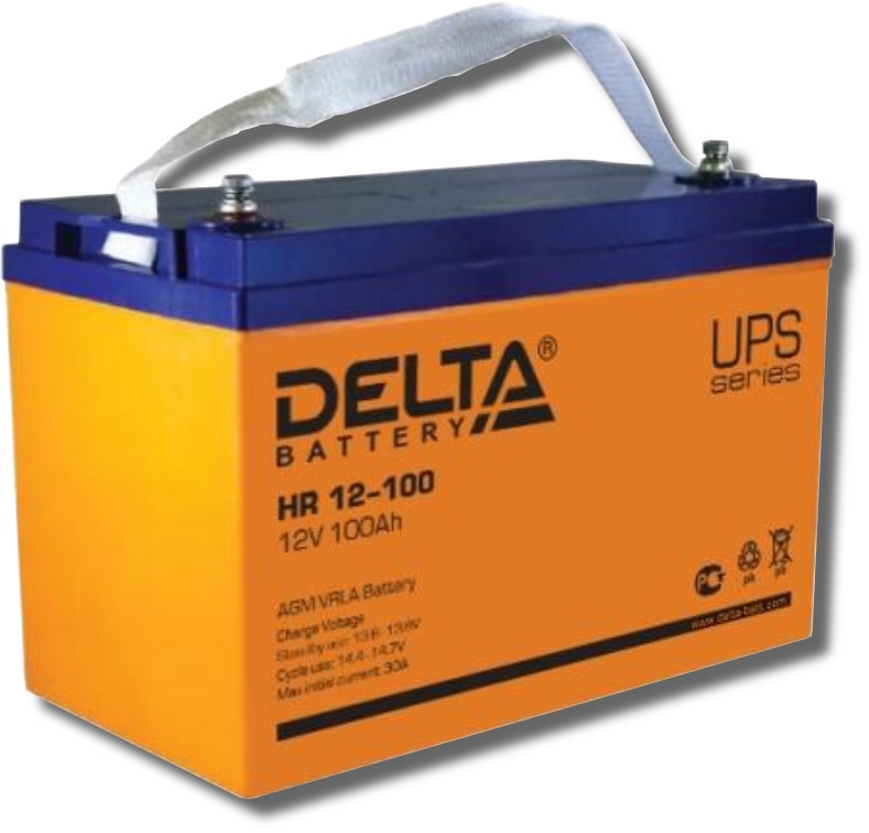 Delta HR 12-100, аккумулятор герметичный свинцово-кислотный