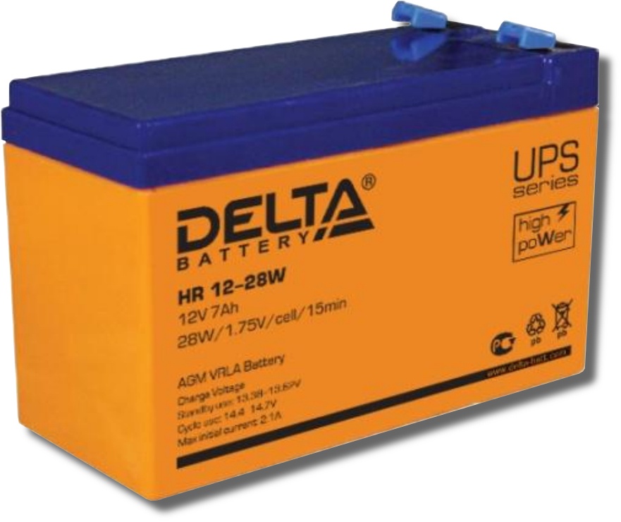 Delta HR 12-28 W, аккумулятор герметичный свинцово-кислотный