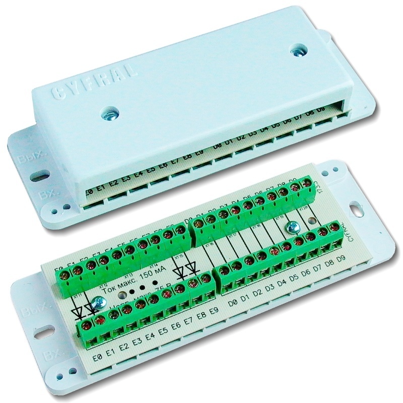 Цифрал РК 10х10 468349.002, колодка коммутационная