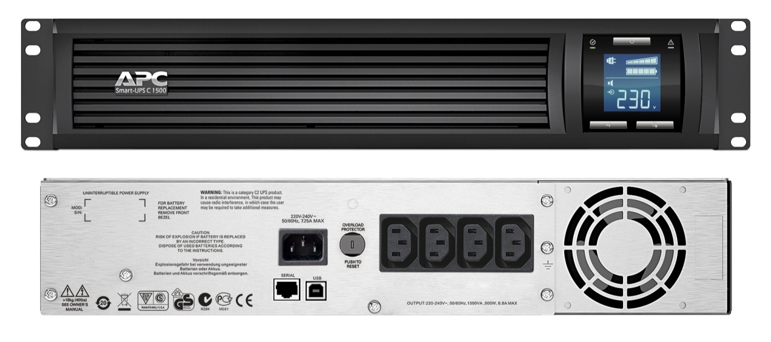 SMC1500I-2U APC Smart-UPS C 1500 ВА, источник бесперебойного питания