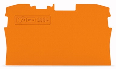 WAGO 2004-1292, пластина торцевая и промежуточная
