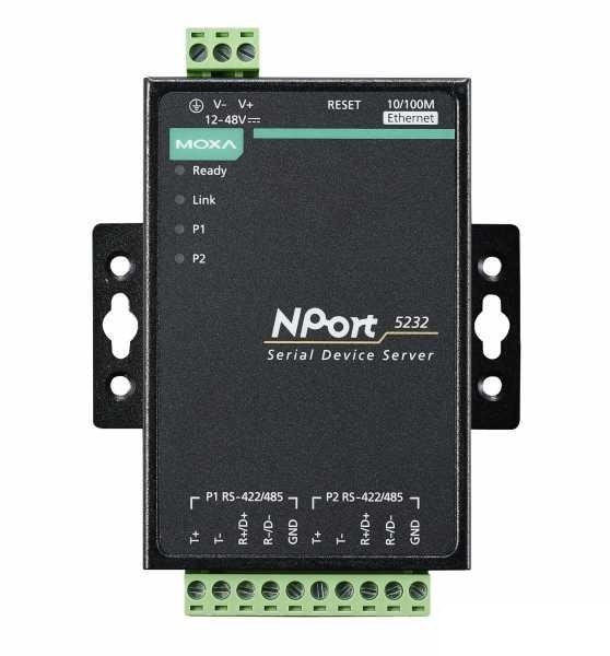 NPort 5232, асинхронный сервер
