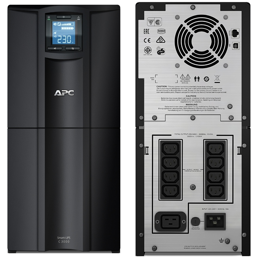 SMC3000I APC Smart-UPS C 3000 ВА, источник бесперебойного питания