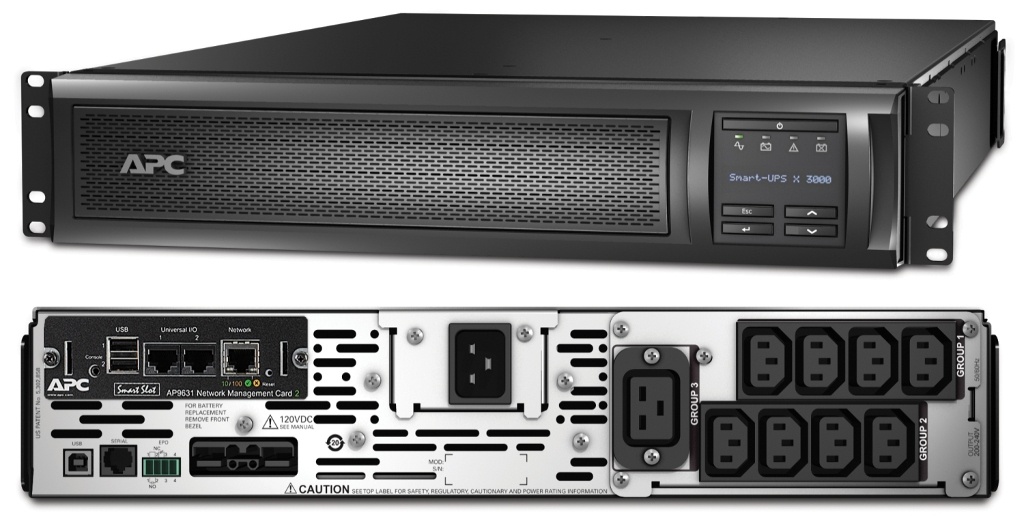 SMX3000RMHV2UNC APC Smart-UPS х 3000 ВА, источник бесперебойного питания
