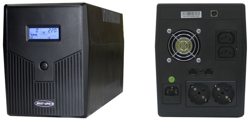 SKAT-UPS 1500/900 (SKAT-UPS 1500-IN-2х9) (457), бесперебойный источник питания